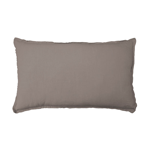 Enveloppe de coussin Rêve de Lin - Blanc Cerise 