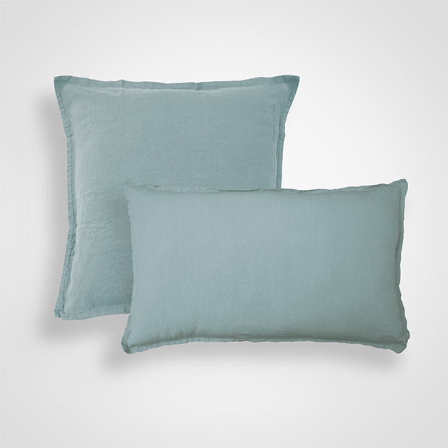 Enveloppe de coussin Rêve de Lin - Blanc Cerise 