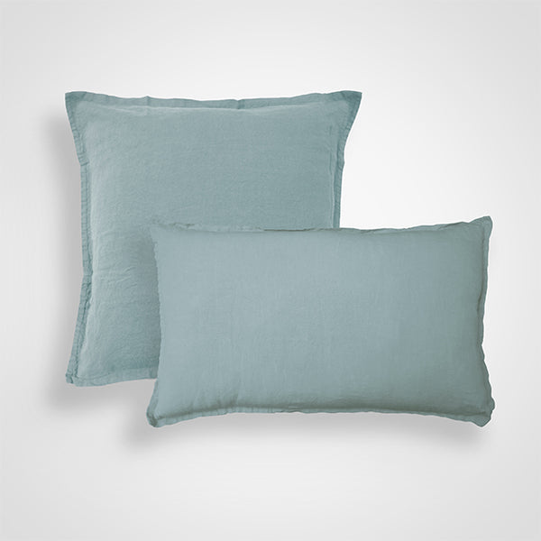 Enveloppe de coussin Rêve de Lin - Blanc Cerise