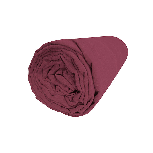 Drap Housse Rêve de lin - Blanc Cerise 