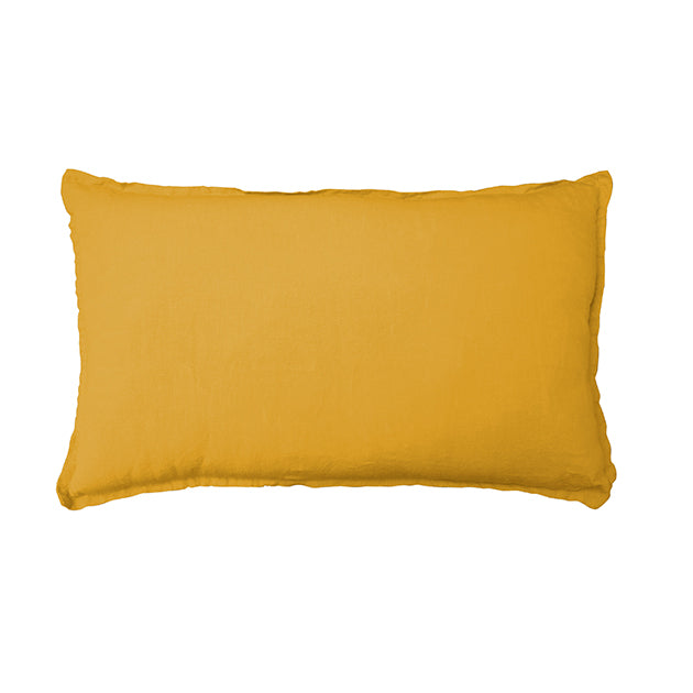 Enveloppe de coussin Rêve de Lin - Blanc Cerise 