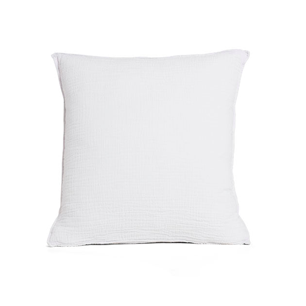 Enveloppe de coussin Simplement Gaufré - Blanc Cerise 