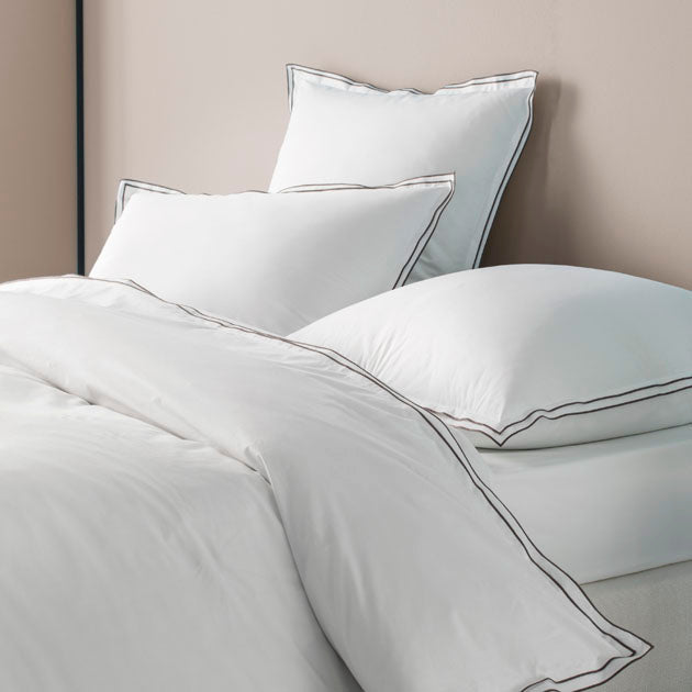 Housse de couette Simplicité Chic - Blanc Cerise 