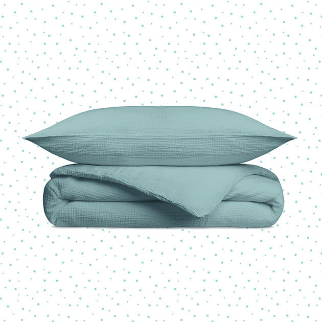 Linge de lit pueri Tendresse Gaufré - Blanc Cerise 