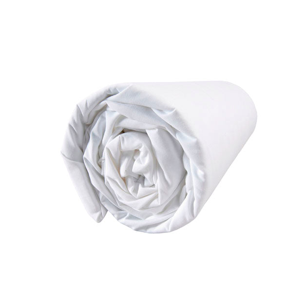Drap housse Volupte Pure - Blanc Cerise 