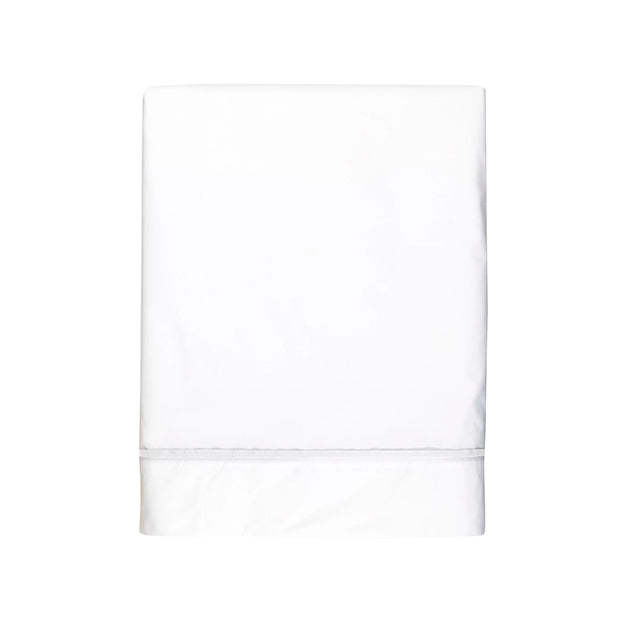 Drap plat Volupte Pure - Blanc Cerise 