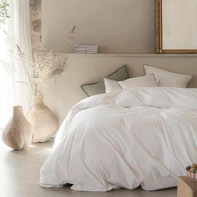 Housse de couette Volupte Pure - Blanc Cerise 