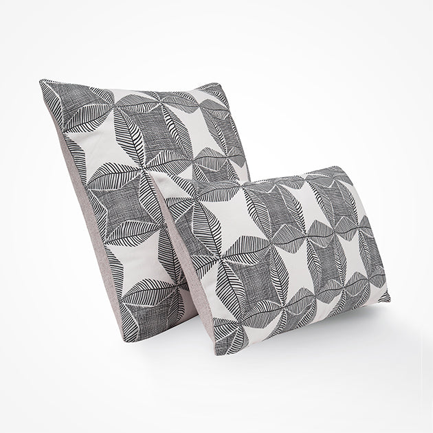 Enveloppe de coussin Wax - Blanc Cerise 
