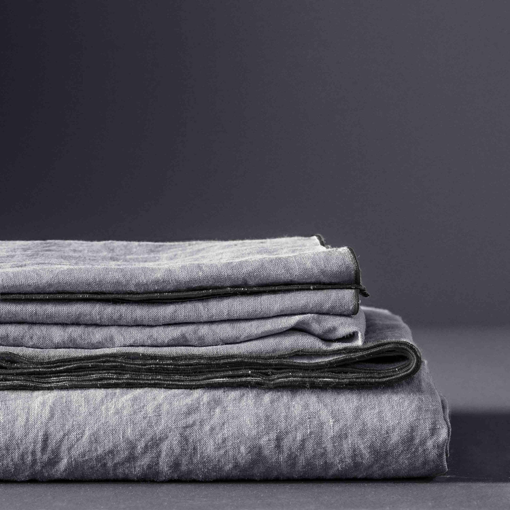 Nappe Autour Du Lin - Blanc Cerise 